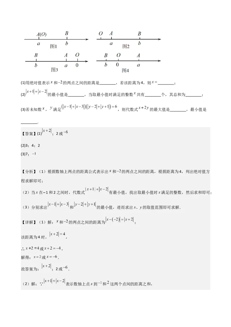 专题04有理数的加法（2个知识点6种题型2个易错点2种中考考法）（教师版）_初中数学_七年级数学上册（人教版）_常见题型通关讲解练-V3