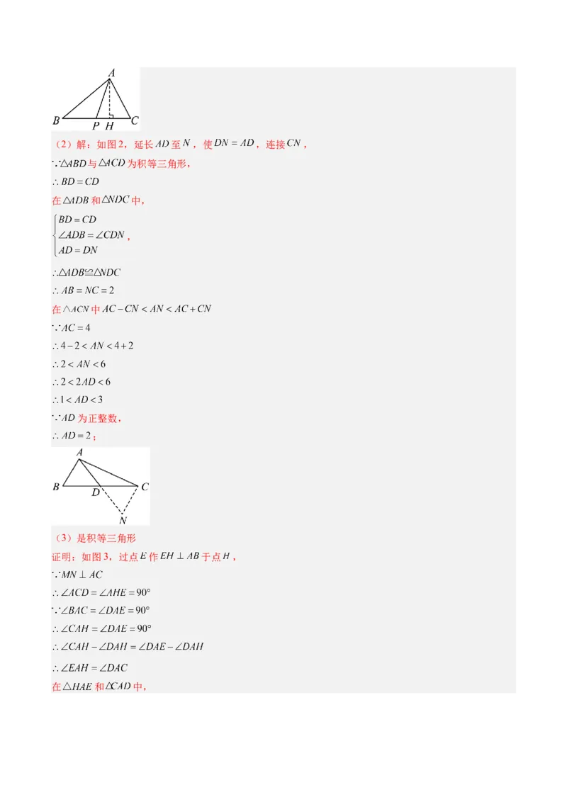 专题03全等三角形中动点与新定义型问题（专项训练）（解析版）_初中数学_八年级数学上册（人教版）_专项训练