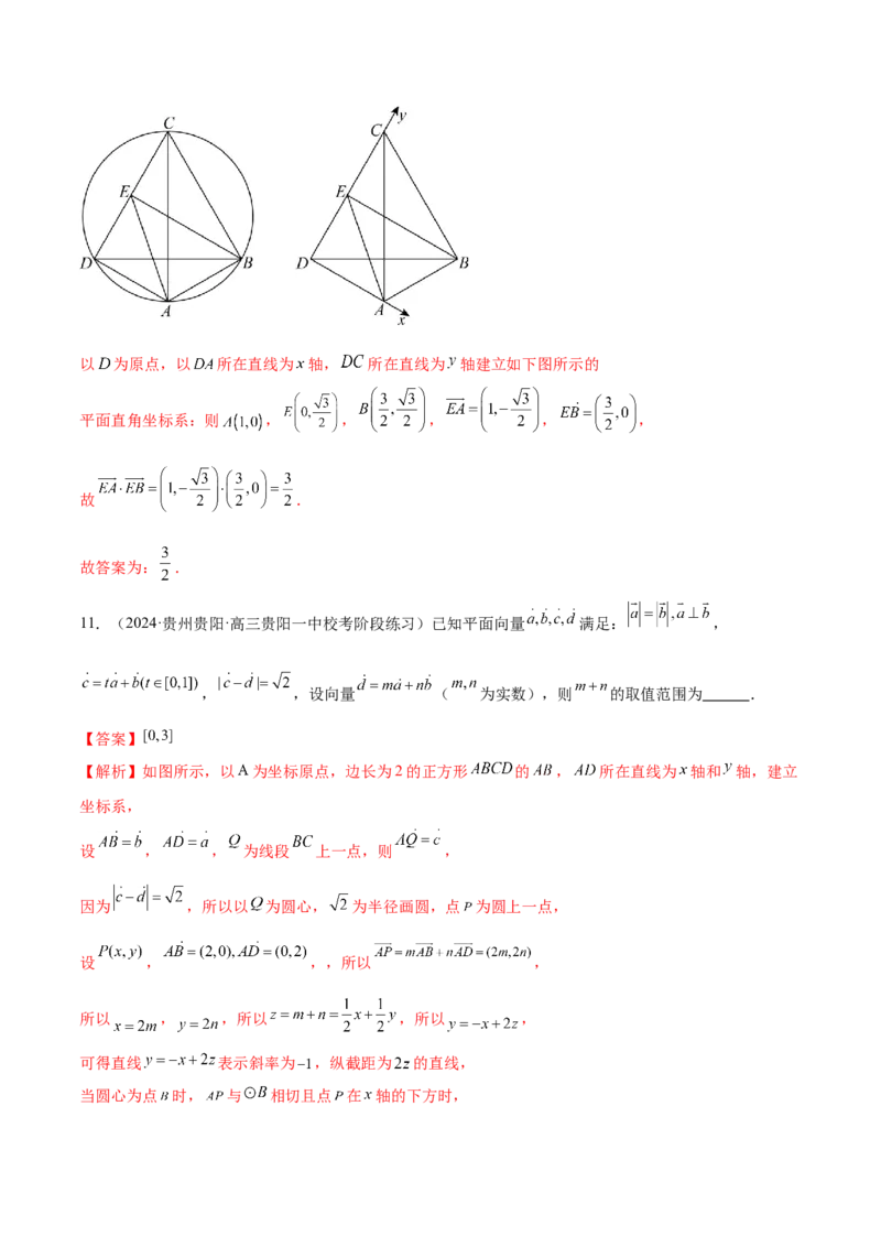 思想02运用数形结合的思想方法解题（4大题型）（练习）（解析版）_2.2025数学总复习_2024年新高考资料_2.2024二轮复习_2024年高考数学二轮复习讲练（新教材新高考）