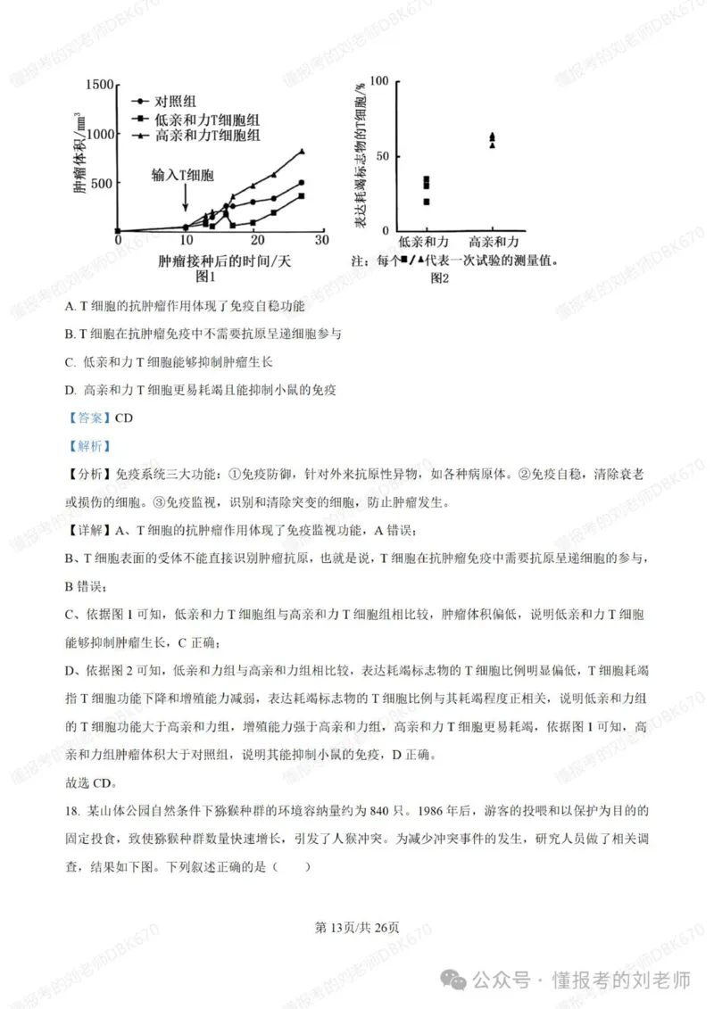 2025年高考生物答案详解（黑辽吉内）_2025年全国各省市全科高考真题及答案_版本二（互相补充）_6、各省市全科真题及答案（按省份分类）_16、辽宁卷（全科，持续更新）_生物