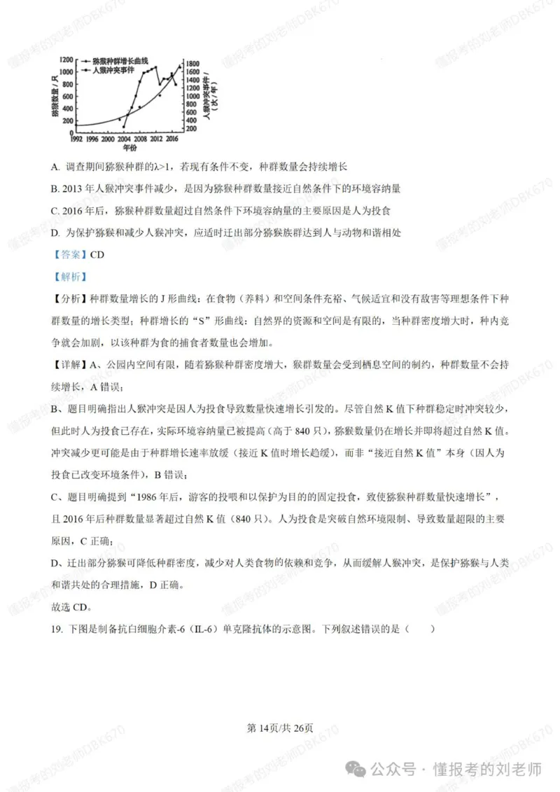2025年高考生物答案详解（黑辽吉内）_2025年全国各省市全科高考真题及答案_版本二（互相补充）_6、各省市全科真题及答案（按省份分类）_16、辽宁卷（全科，持续更新）_生物