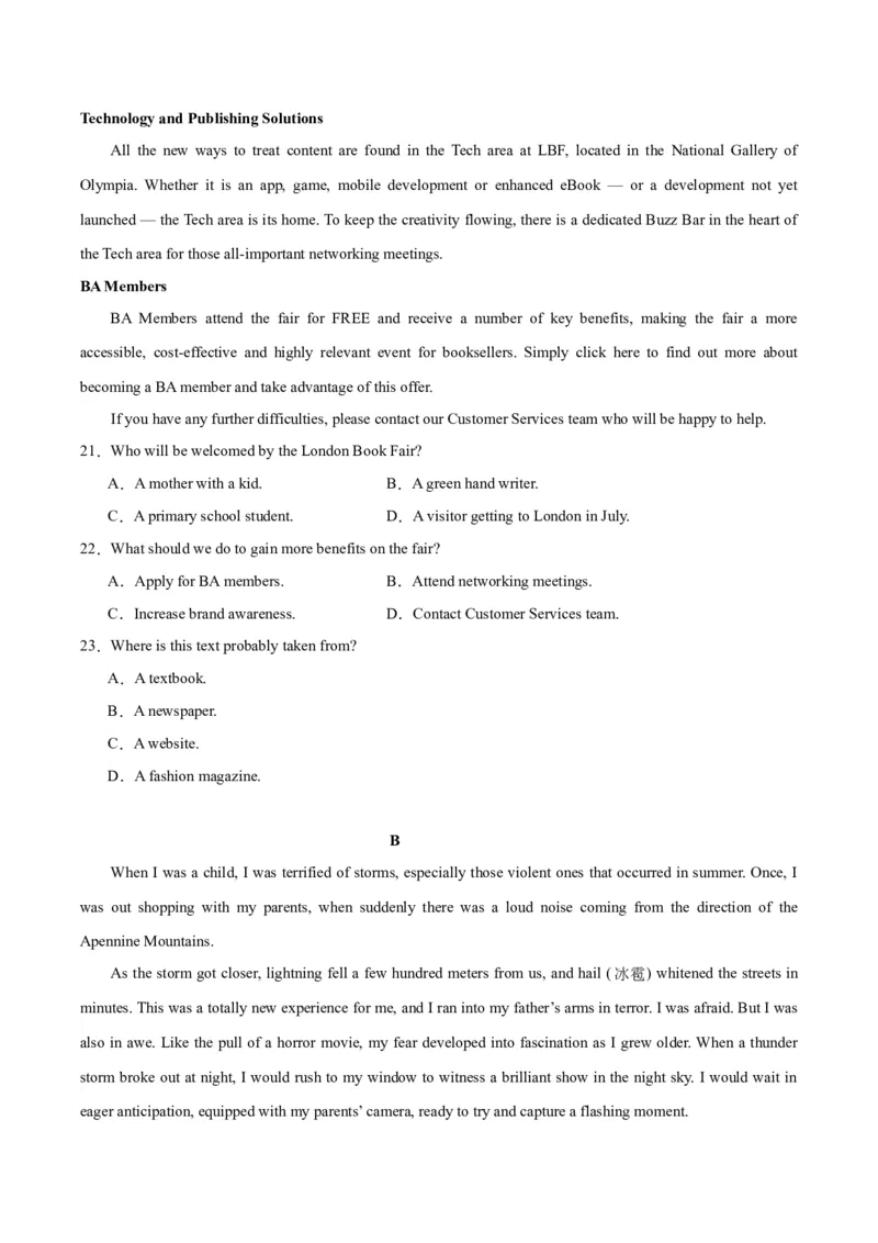 黄金卷02-赢在高考&middot;黄金8卷备战2024年高考英语模拟卷（江苏卷专用）（考试版）_3.2025英语总复习_2024年新高考资料_4.2024高考模拟预测试卷