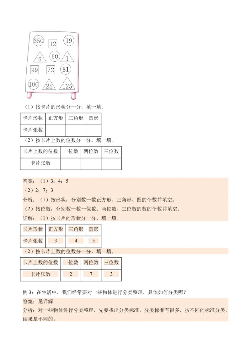 8.2收集数据和认识简单的统计表（学霸课堂笔记）（苏教版）_二年级数学下册（苏教版）_第四套_母题专项练习-K36_2024版