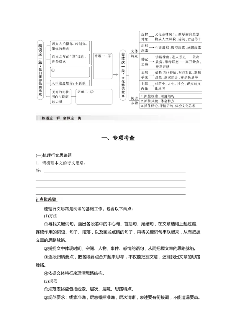 板块三学案13　分析思路结构&mdash;&mdash;文思有路，遵路识真_01高考语文_4.22024年新高考资料_1.2024一轮复习_2024年高考语文一轮复习讲义（部编新高考版）_学生版在此文件夹