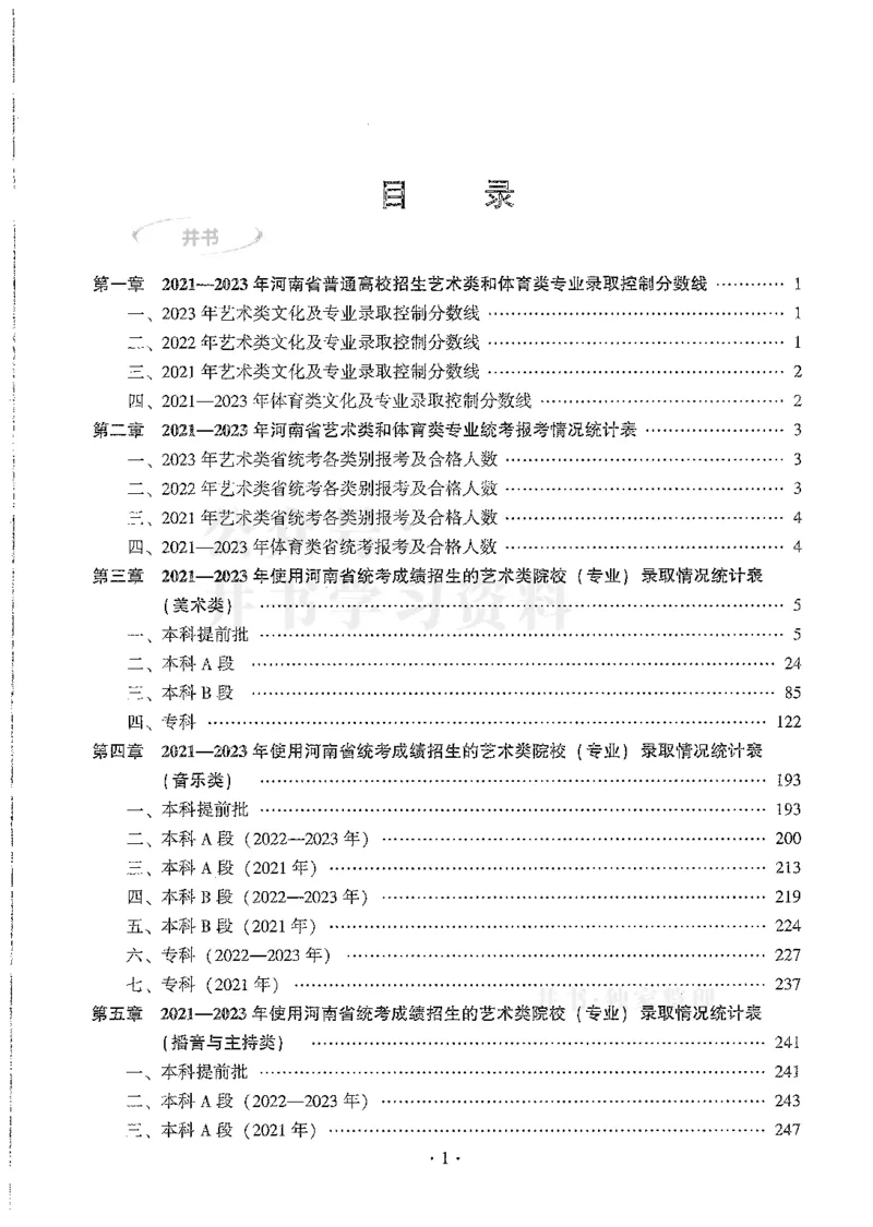 艺术类--最新2024版2021-2023年录取统计_必看高考志愿填报指南课程（价值5999）_高考志愿填报_13-河南_河南17-23年_河南招生之友全套