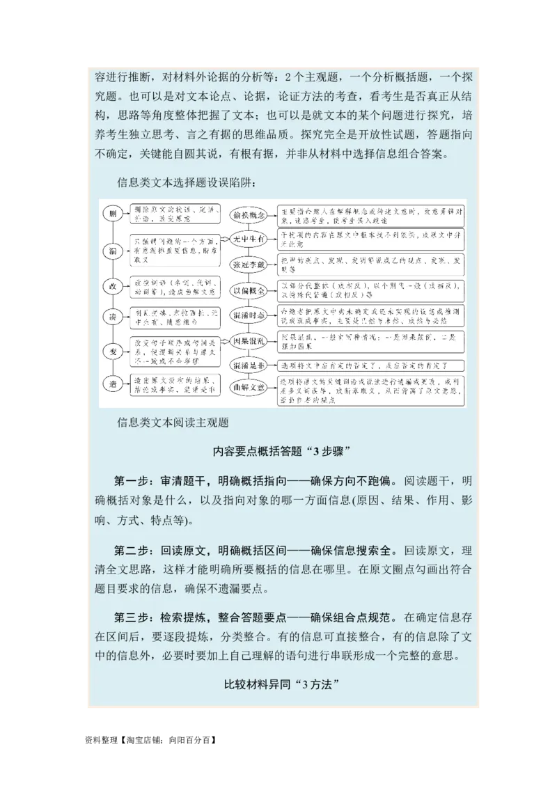 专题07信息类阅读题型归类-2024年高考语文二轮热点题型归纳与变式演练（新高考专用）（解析版）_01高考语文_新高考复习资料_2024年新高考资料_二轮复习资料_教师版（含答案解析）