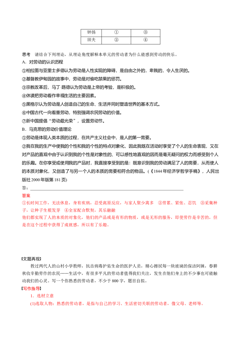 01单元写作指导（统编版必修上册）_高语_高中语文_必修上册_单元写作_第二单元写人要关注事例和细节