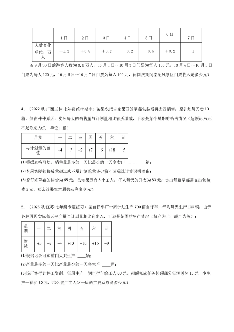 专题06有理数的乘法（4个知识点3种题型1个易错点2种中考考法）（学生版）_初中数学_七年级数学上册（人教版）_常见题型通关讲解练-V3