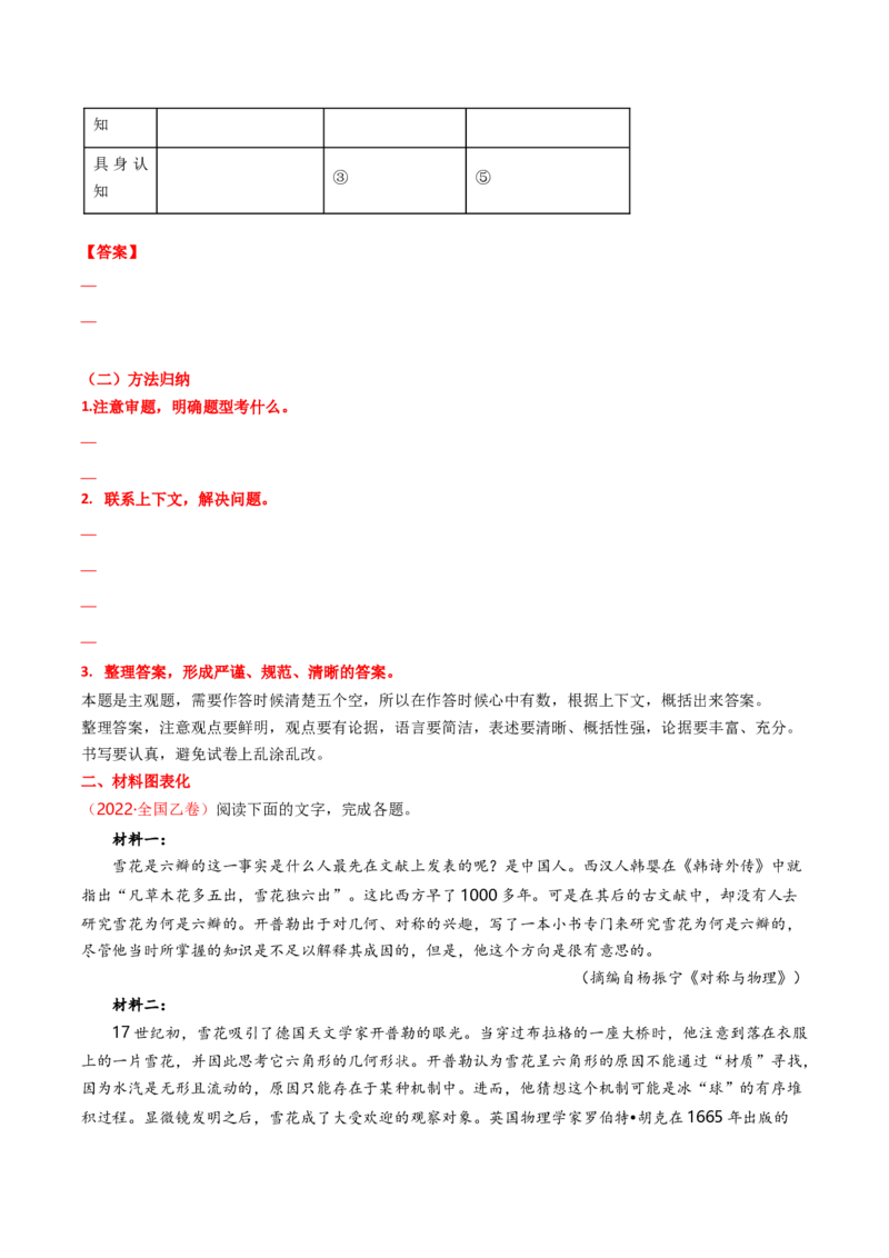 热点03：现代文阅读I之信息类文本中图文转换类题型（原卷版）_01高考语文_4.22024年新高考资料_3.2024专项复习_2024年高考语文热点&middot;重点&middot;难点专练（新高考专用）