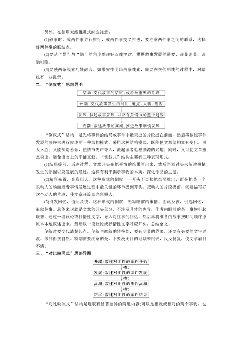 板块6实用类阅读记叙文写作训练1　精巧构思，曲笔叙事&mdash;匠心独运，行文跌宕_01高考语文_6赠通用版（老高考）复习资料_一轮复习_2023年语文老高考一轮复习（通用版）