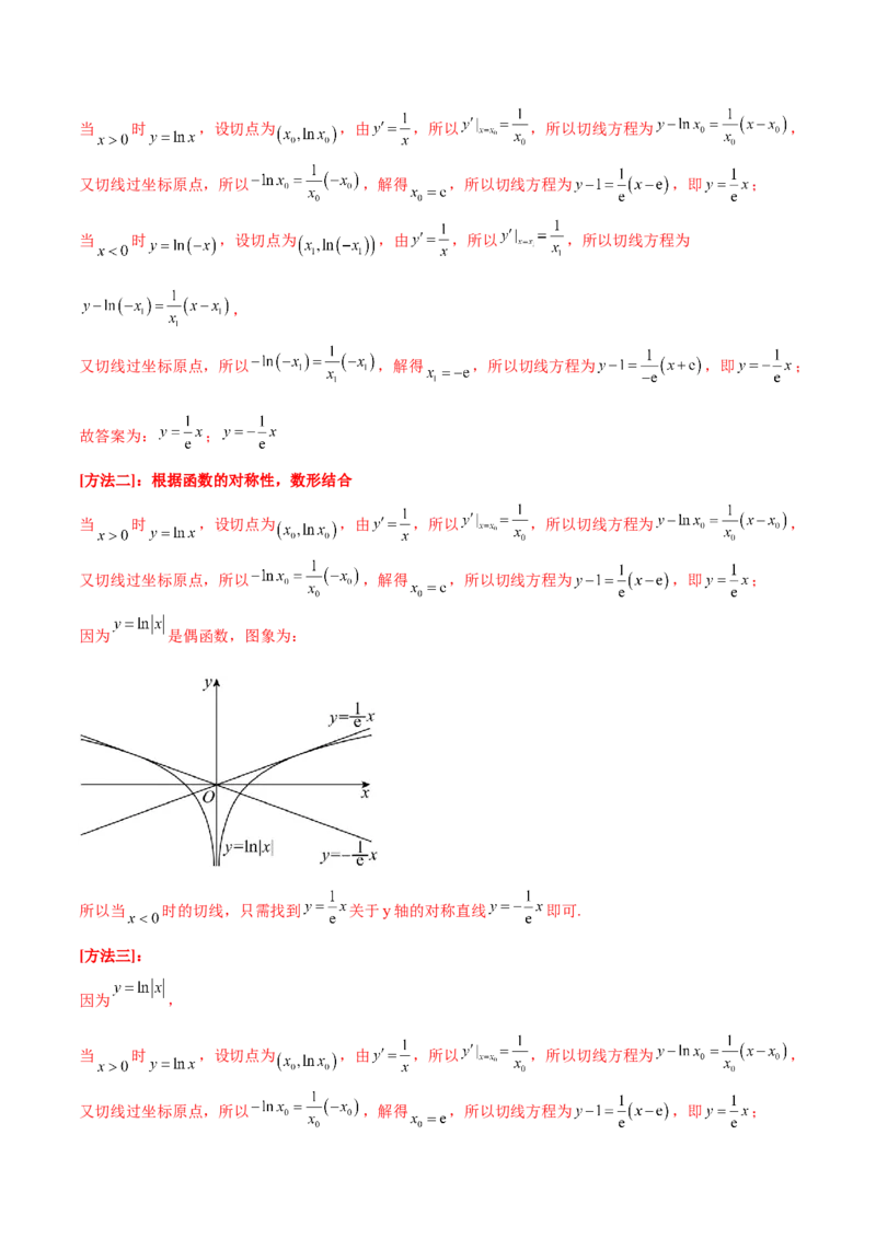 押新高考第13题导数及其应用（解析版）_2.2025数学总复习_2024年新高考资料_5.2024三轮冲刺_备战2024年高考数学临考题号押题（新高考通用）323127423