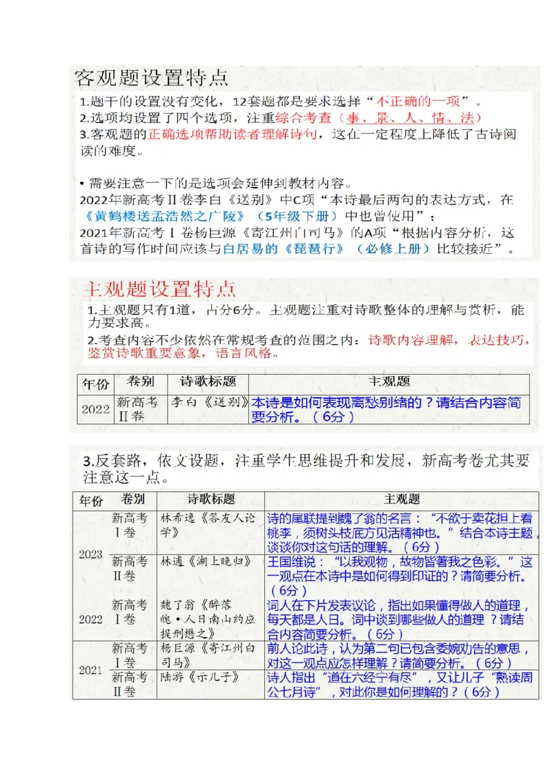 押新高考卷15-16题（古诗鉴赏）（解析版）-备战2024年高考语文临考题号押题（新高考通用）(1)_1.2025语文总复习_2024年新高考资料_5.2024三轮冲刺