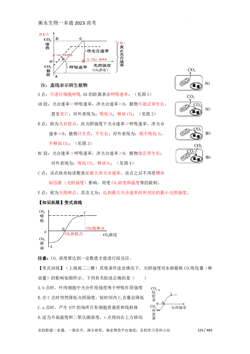 《衡水一本通》生物+PDF版含解析_高中九科知识点归纳。_《高中知识点汇编》_全科《衡水一本通》