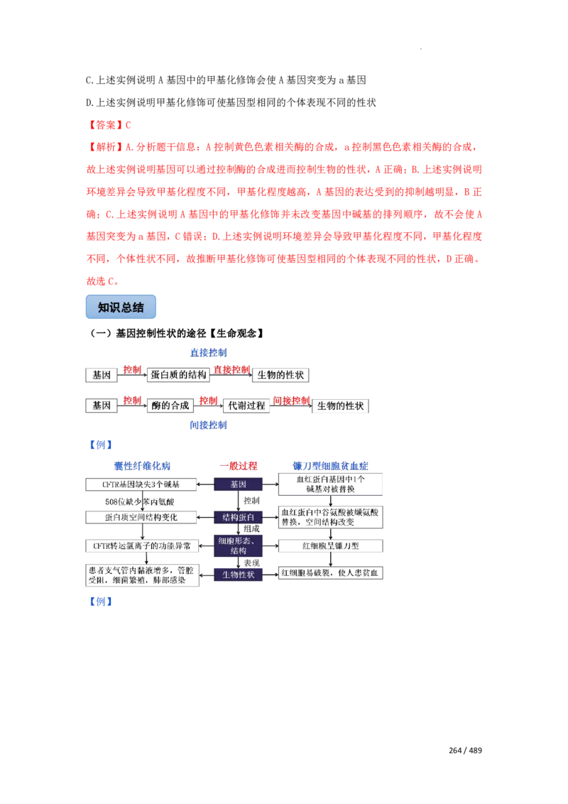 《衡水一本通》生物+PDF版含解析_高中九科知识点归纳。_《高中知识点汇编》_全科《衡水一本通》