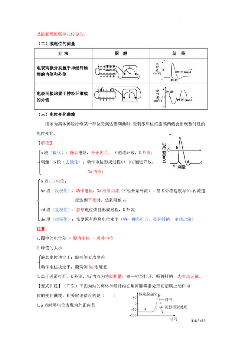 《衡水一本通》生物+PDF版含解析_高中九科知识点归纳。_《高中知识点汇编》_全科《衡水一本通》