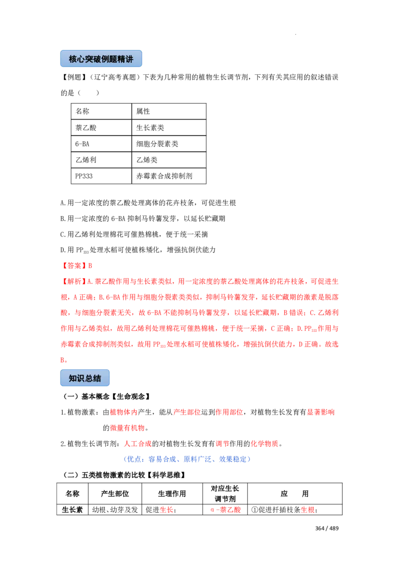 《衡水一本通》生物+PDF版含解析_高中九科知识点归纳。_《高中知识点汇编》_全科《衡水一本通》