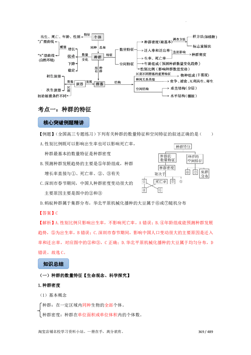 《衡水一本通》生物+PDF版含解析_高中九科知识点归纳。_《高中知识点汇编》_全科《衡水一本通》
