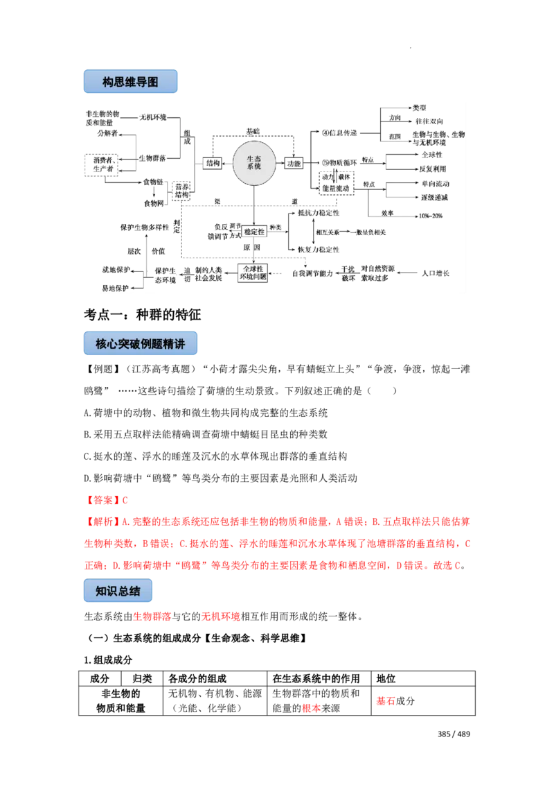 《衡水一本通》生物+PDF版含解析_高中九科知识点归纳。_《高中知识点汇编》_全科《衡水一本通》