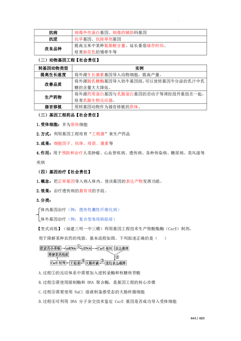 《衡水一本通》生物+PDF版含解析_高中九科知识点归纳。_《高中知识点汇编》_全科《衡水一本通》