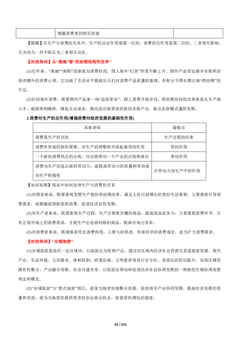 《衡水一本通》政治+PDF版含解析_高中九科知识点归纳。_《高中知识点汇编》_全科《衡水一本通》