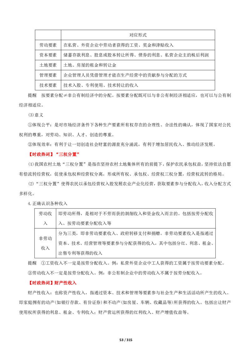 《衡水一本通》政治+PDF版含解析_高中九科知识点归纳。_《高中知识点汇编》_全科《衡水一本通》