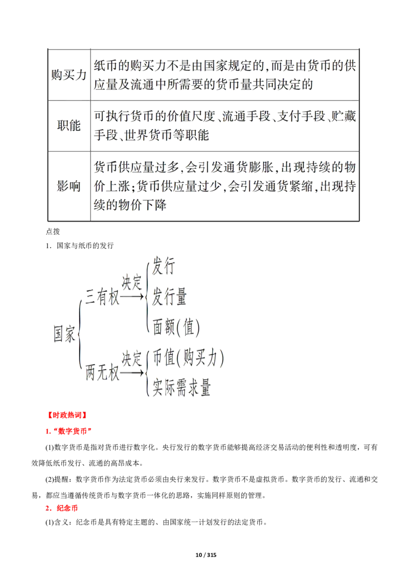 《衡水一本通》政治+PDF版含解析_高中九科知识点归纳。_《高中知识点汇编》_全科《衡水一本通》