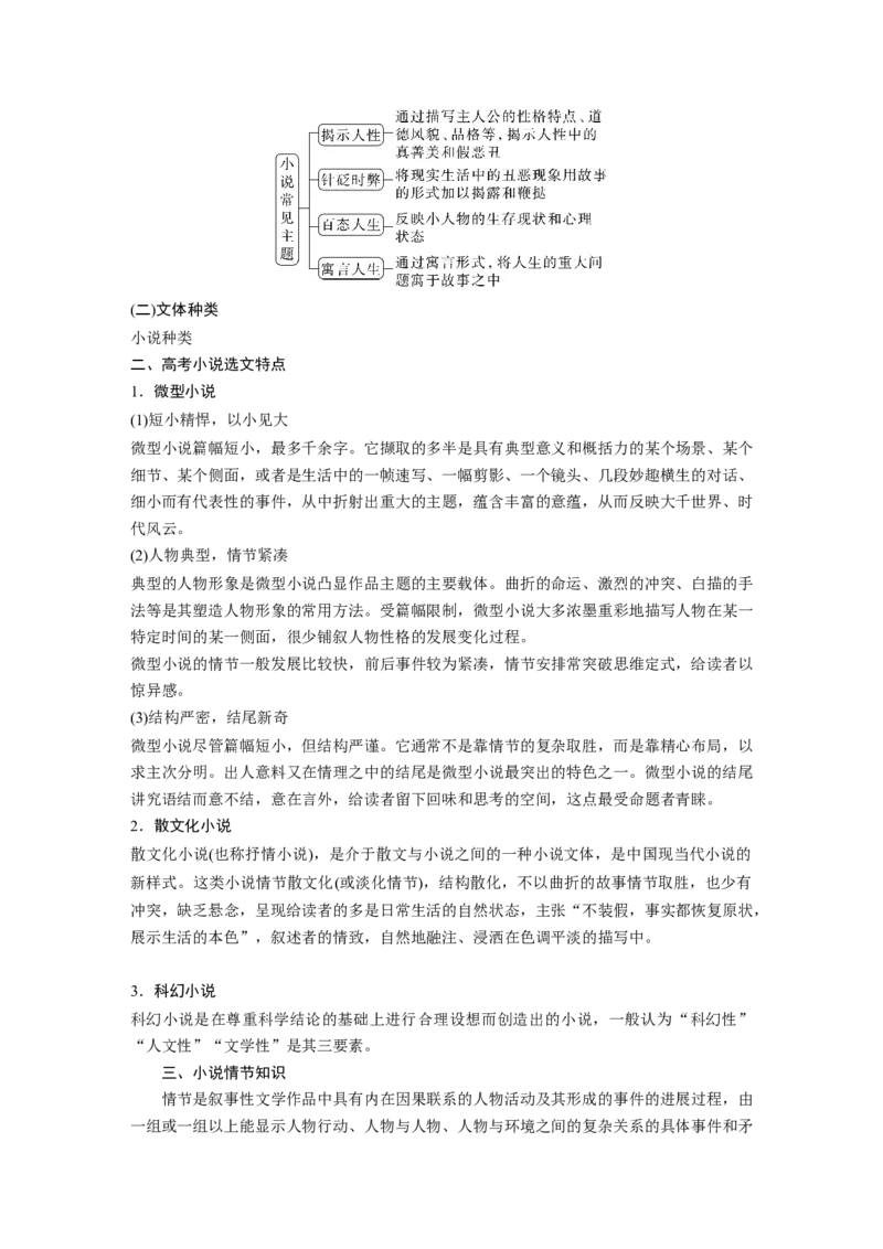 板块7小说阅读学案52　精准分析情节结构&mdash;梳理文脉，扣住技巧_01高考语文_6赠通用版（老高考）复习资料_一轮复习_2023年语文老高考一轮复习（通用版）_教师版word讲义