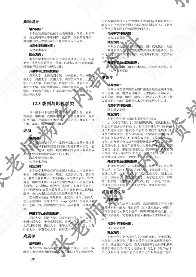 1-《大学专业解读》_纯图版_必看高考志愿填报指南课程（价值5999）_张雪峰高考志愿填报合集_6&mdash;电子书与电子资料