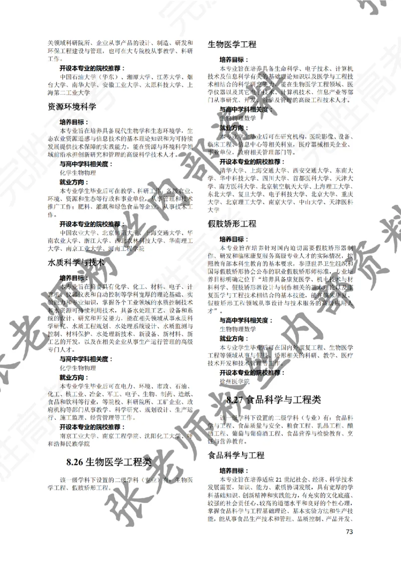 1-《大学专业解读》_纯图版_必看高考志愿填报指南课程（价值5999）_张雪峰高考志愿填报合集_6&mdash;电子书与电子资料
