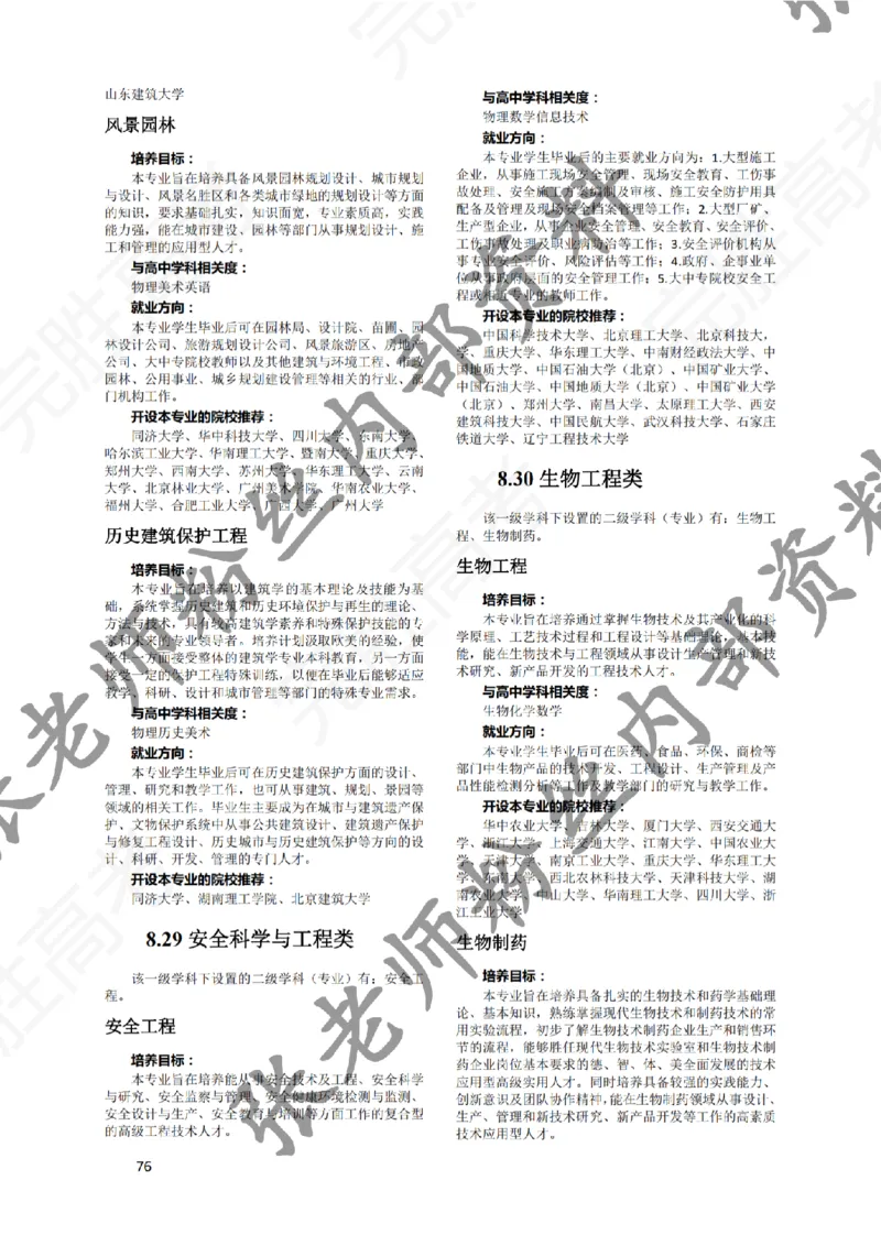 1-《大学专业解读》_纯图版_必看高考志愿填报指南课程（价值5999）_张雪峰高考志愿填报合集_6&mdash;电子书与电子资料