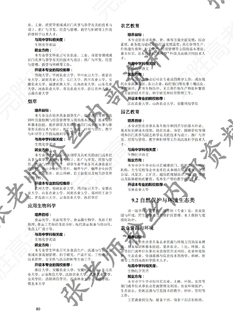 1-《大学专业解读》_纯图版_必看高考志愿填报指南课程（价值5999）_张雪峰高考志愿填报合集_6&mdash;电子书与电子资料