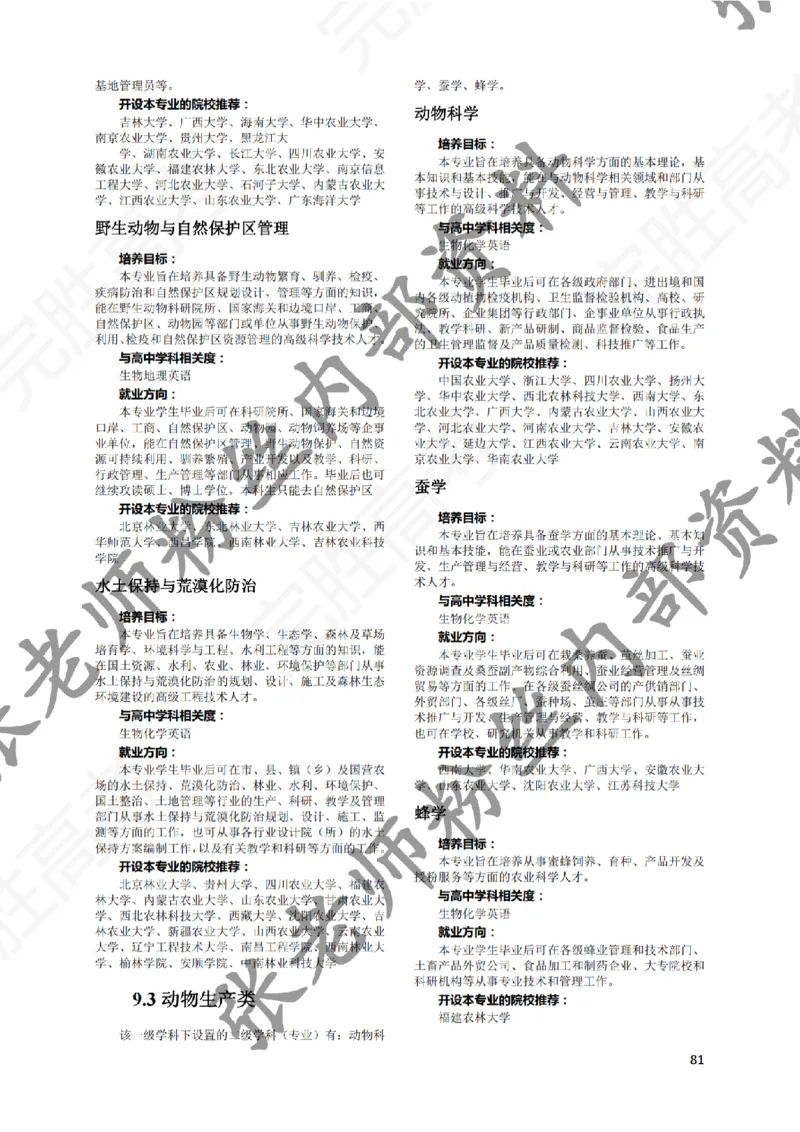 1-《大学专业解读》_纯图版_必看高考志愿填报指南课程（价值5999）_张雪峰高考志愿填报合集_6&mdash;电子书与电子资料