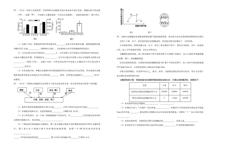 上学期高一期末备考金卷生物（A卷）学生版_高中九科知识点归纳。_人教版高中Word电子版试卷练习试题知识点全科_高中生物试卷习题_生物必修_必修1_1.模拟题