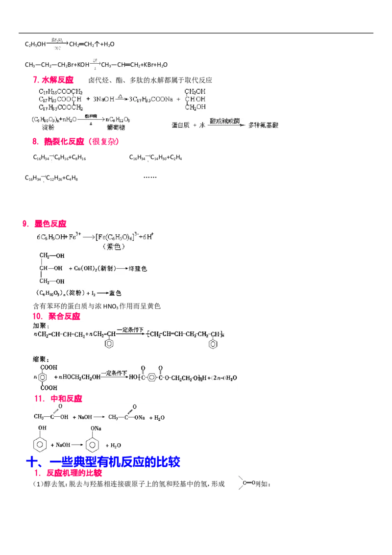 化学_高考化学有机推断题解析_侧重知识梳理_25页_高中九科知识点归纳。_化学