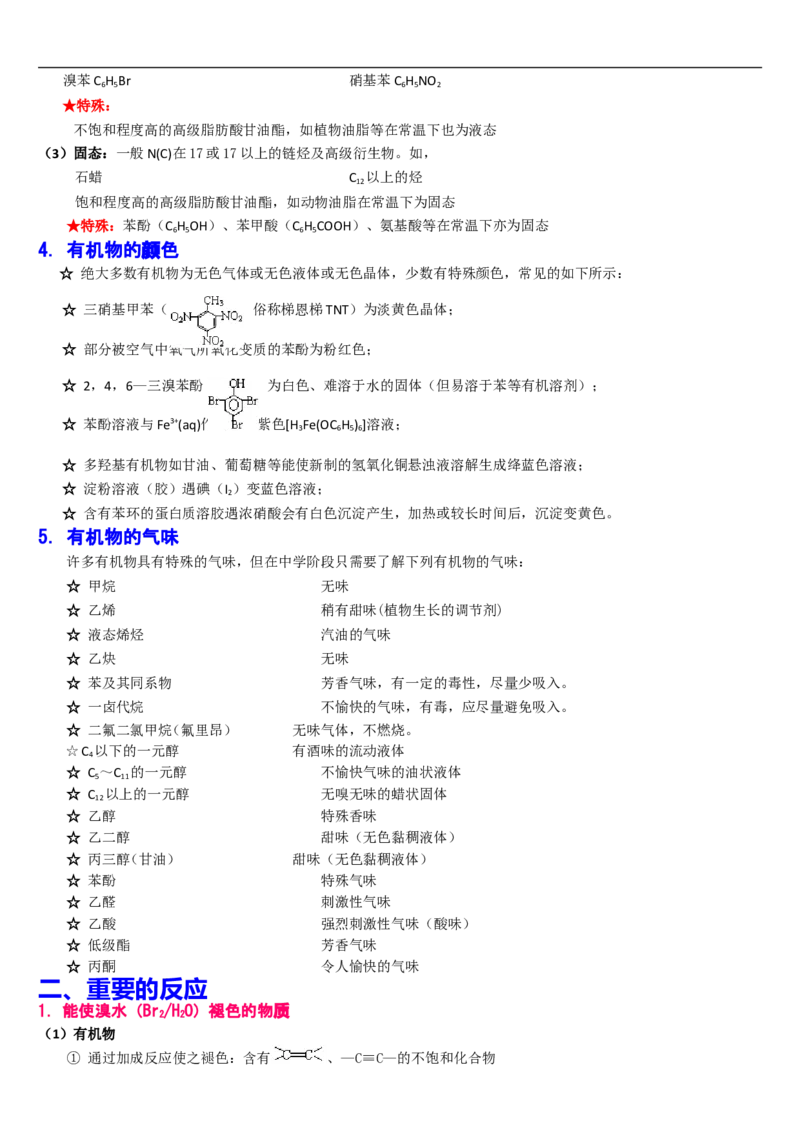 化学_高考化学有机推断题解析_侧重知识梳理_25页_高中九科知识点归纳。_化学