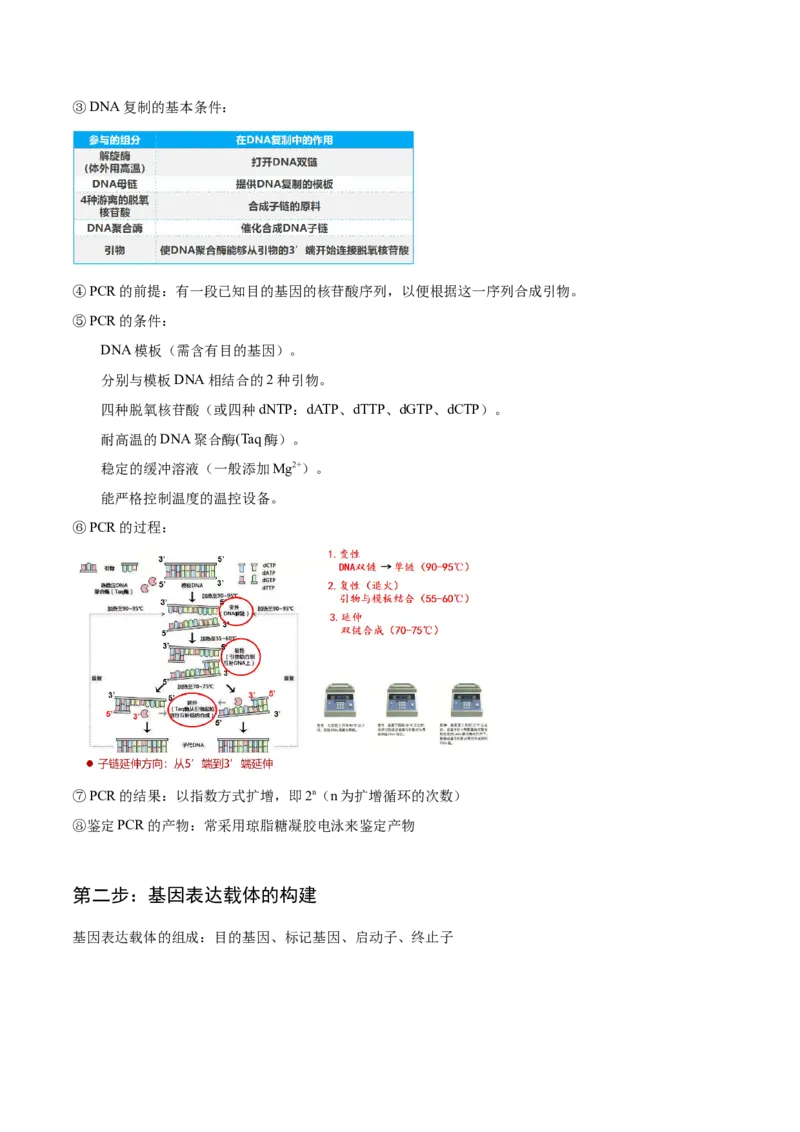 3.2基因工程的基本操作程序-高二生物课后培优分级练（人教版2019选择性必修3）（解析版）_高中九科知识点归纳。_人教版高中Word电子版试卷练习试题知识点全科_高中生物试卷习题_选修3