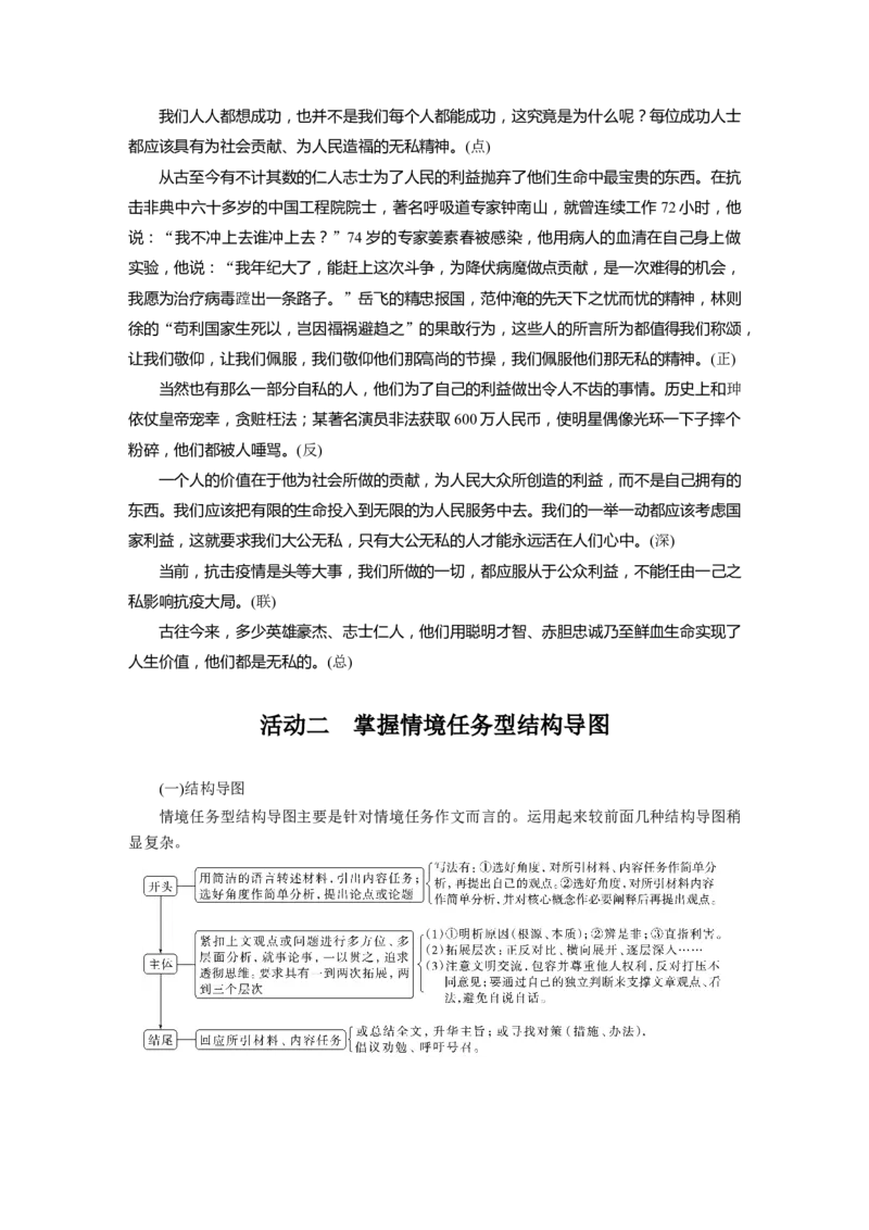 板块10写作课时90　掌握议论文结构导图(高分式)&mdash;&mdash;借助导图，形成思路_01高考语文_4.22024年新高考资料_1.2024一轮复习_2024年高考语文一轮复习讲义（部编新高考版）