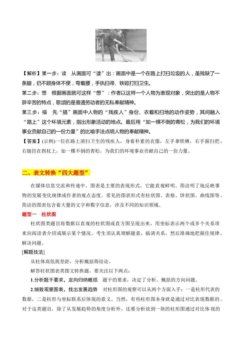 专题13：图文转换（解析版）-上好课2025年高考语文一轮复习知识清单_01高考语文_52025年新高考资料_一轮复习_2025年高考语文一轮复习知识清单_第九章语言文字运用