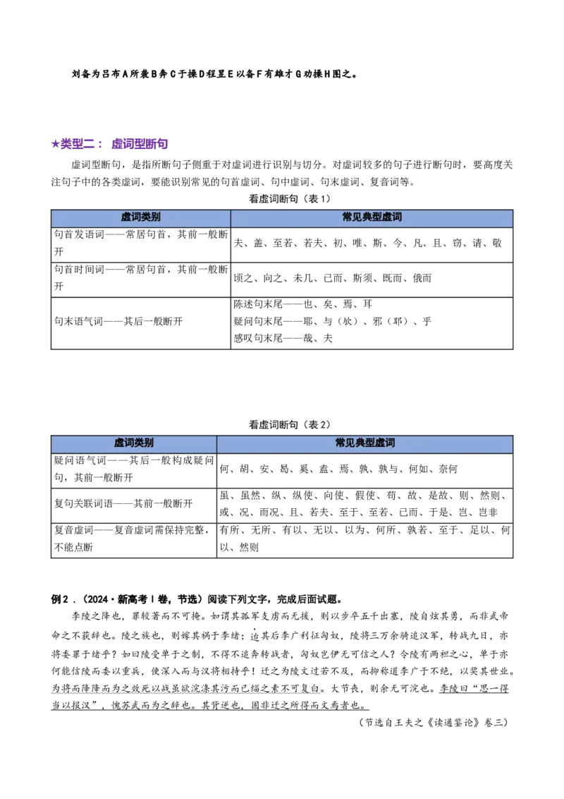 专题14文言断句题（讲义）（原卷版）_01高考语文_52025年新高考资料_二轮复习_01高考语文等多个文件_上好课2025年高考语文二轮复习讲练测（新高考通用）