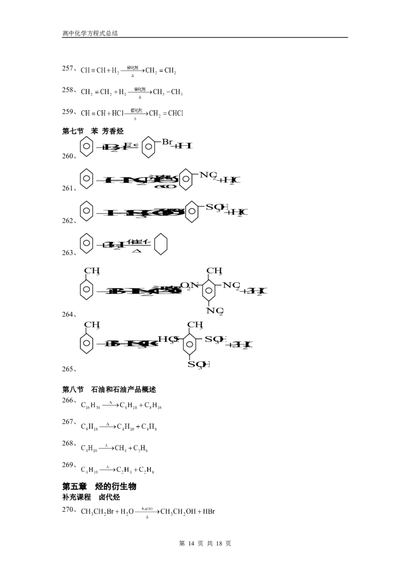 化学_高考化学方程式大全_18页_高中九科知识点归纳。_化学