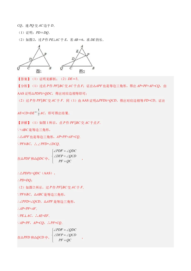 专题06全等三角形常见五种辅助线添法专训（教师版）_初中数学_八年级数学上册（人教版）_重难点专题提升-V7_2024版