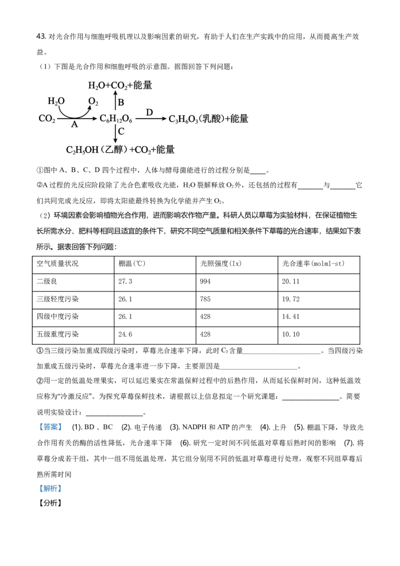 精品解析：江苏省南京市高一上学期期末学情调研生物试题（解析版）_高中九科知识点归纳。_人教版高中Word电子版试卷练习试题知识点全科_高中生物试卷习题_生物必修_必修1_2.各地真题