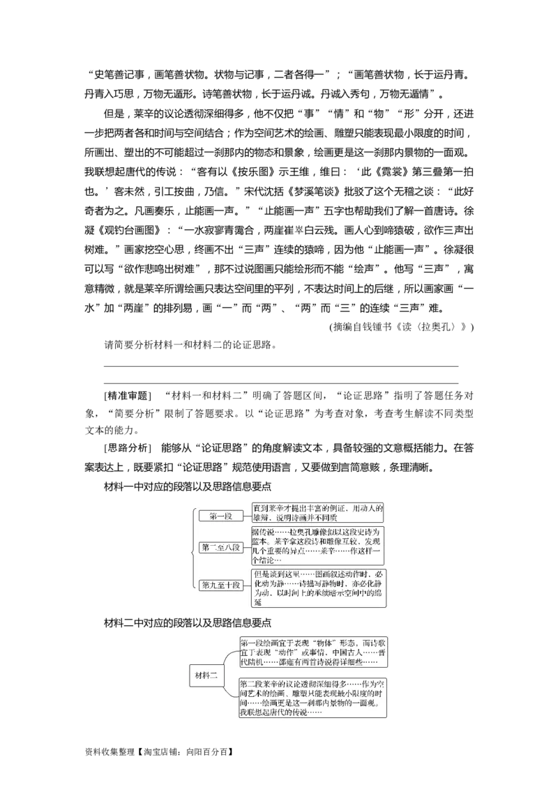 考点29论证思路与论证特点主观题_01高考语文_新高考复习资料_2024年新高考资料_一轮复习资料_完备战2024年高考语文一轮复习考点帮（新高考专用）