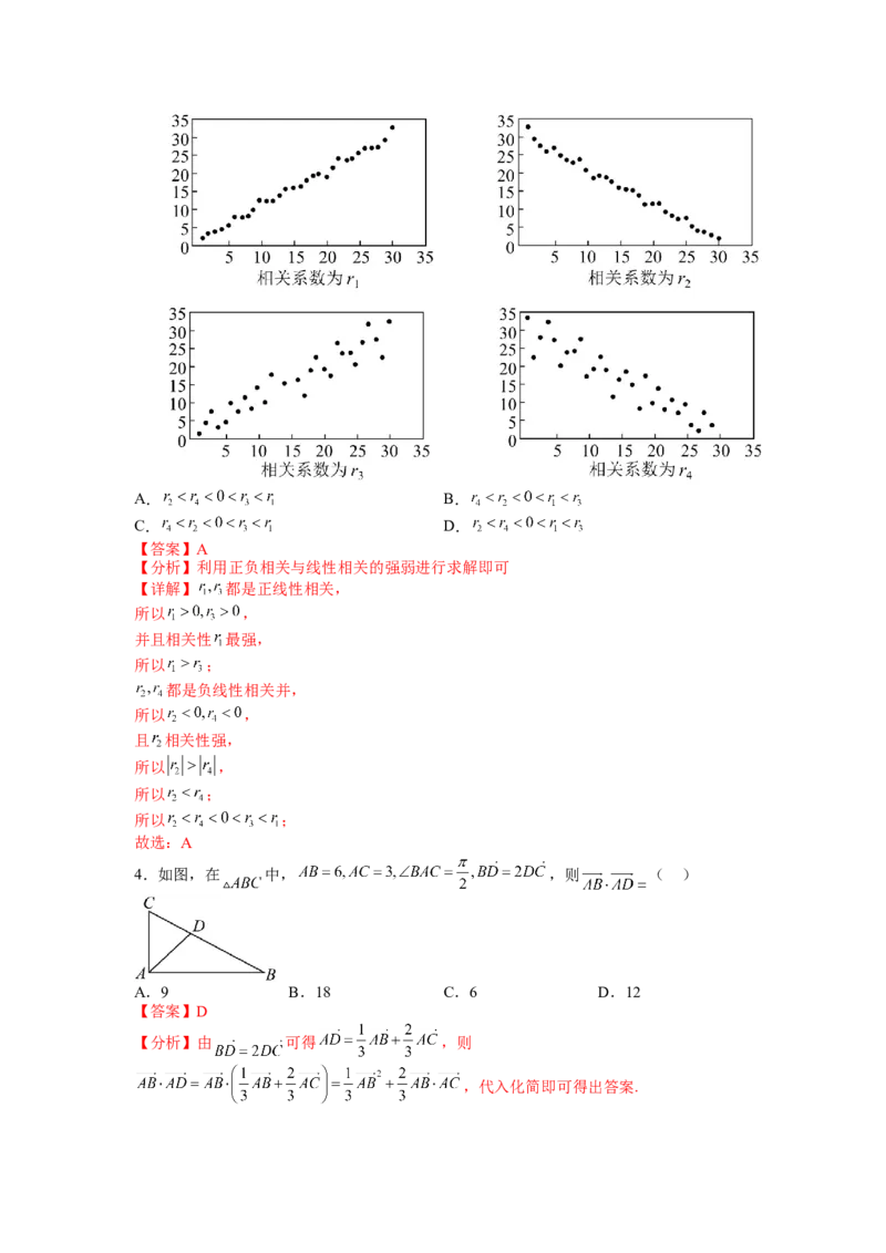 模拟检测卷02（文科）（解析版）_2.2025数学总复习_赠品通用版（老高考）复习资料_二轮复习_2023年高考数学二轮复习讲练测（全国通用）288090230