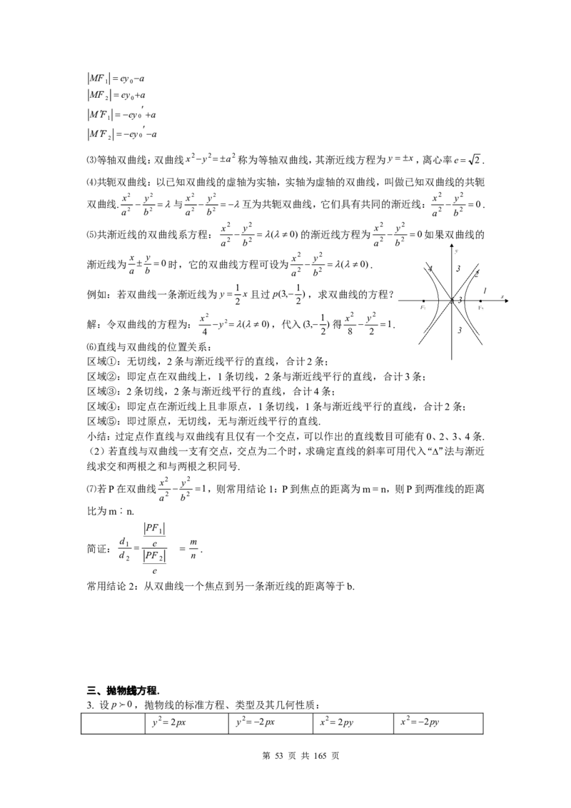 数学_高考数学知识点总结及解题思路_122页_高中九科知识点归纳。_数学