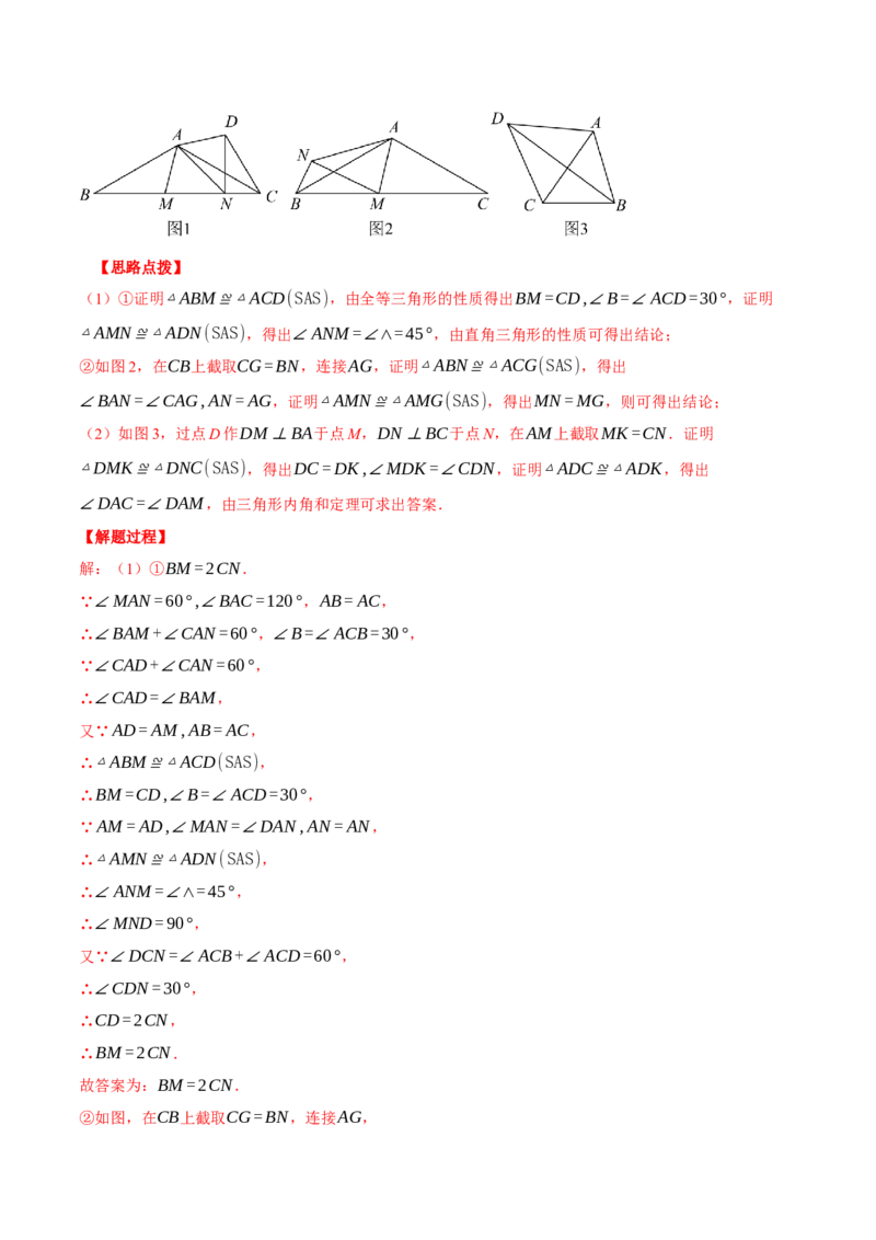 专题13.3三角形中的几何综合（压轴题专项讲练）（人教版）（教师版）_初中数学_八年级数学上册（人教版）_压轴题专项-V5_2024版