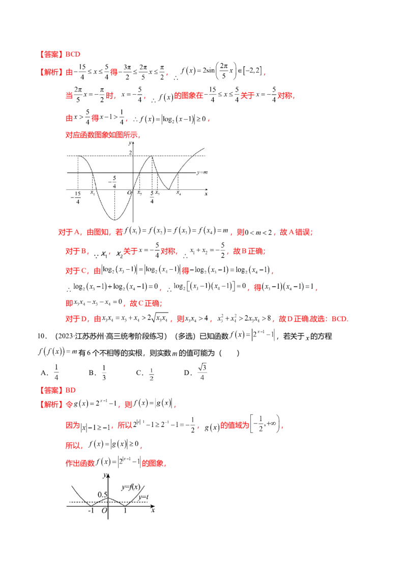 热点2-3函数的图象及零点问题（8题型+满分技巧+限时检测）（解析版）_2.2025数学总复习_2024年新高考资料_3.2024专项复习_2024年高考数学热点&middot;重点&middot;难点专练（新高考专用）