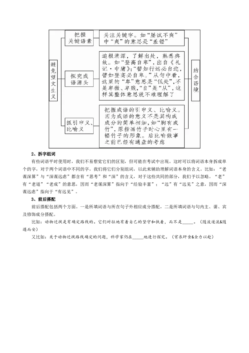 考点01正确使用词语（包括熟语）-备战2025年高考语文一轮复习考点帮（天津专用）（原卷版）_01高考语文_52025年新高考资料_一轮复习_备战2025年高考语文一轮复习考点帮