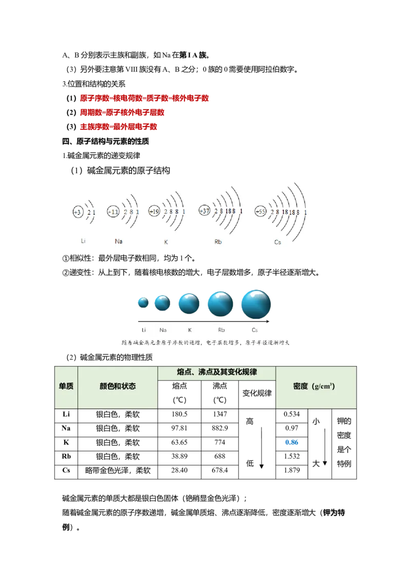 高一上学期化学人教版（2019）必修第一册课本知识点汇总_高中九科知识点归纳。_人教版高中Word电子版试卷练习试题知识点全科_高中化学试卷习题_化学必修_必修1