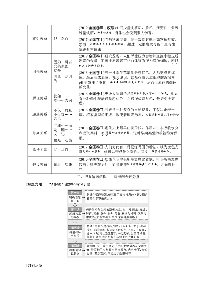 解密01语境串联下的语用&ldquo;多点&rdquo;考查（修辞、句式、补写）（讲义）-高频考点解密2021年高考语文二轮复习讲义+分层训练_01高考语文_12021年新高考资料